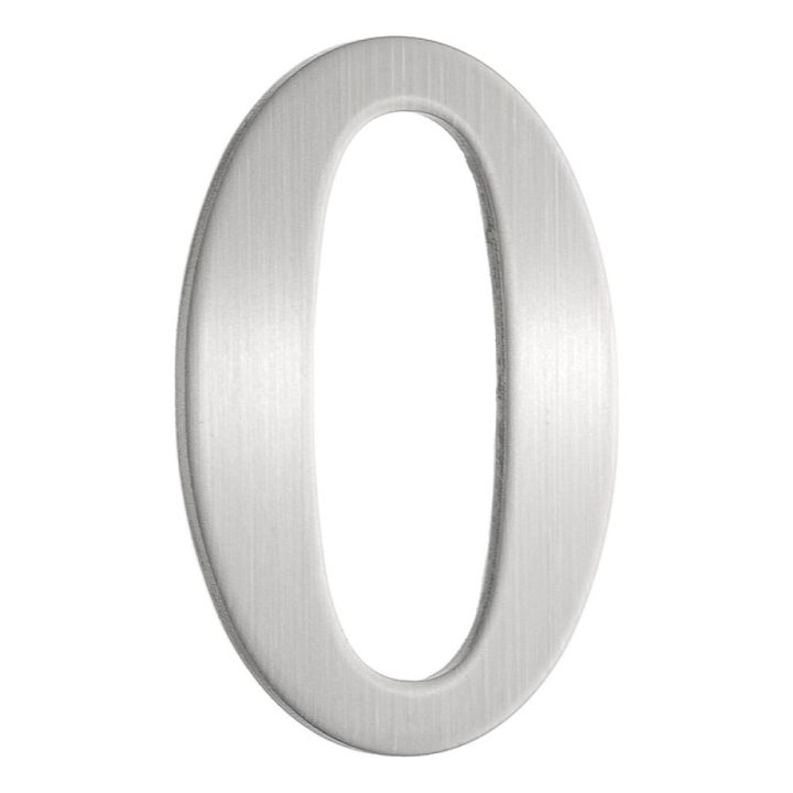 Postkasti number Beslagsboden 0 harjatud roostevaba teras