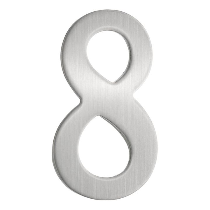 Postkasti number Beslagsboden 8 harjatud roostevaba teras