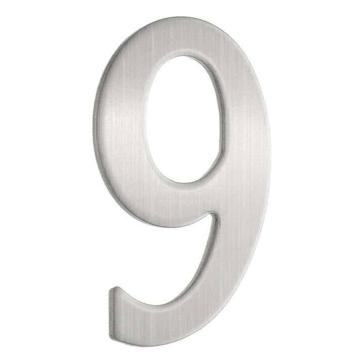 Postkasti number Beslagsboden 9 harjatud roostevaba teras