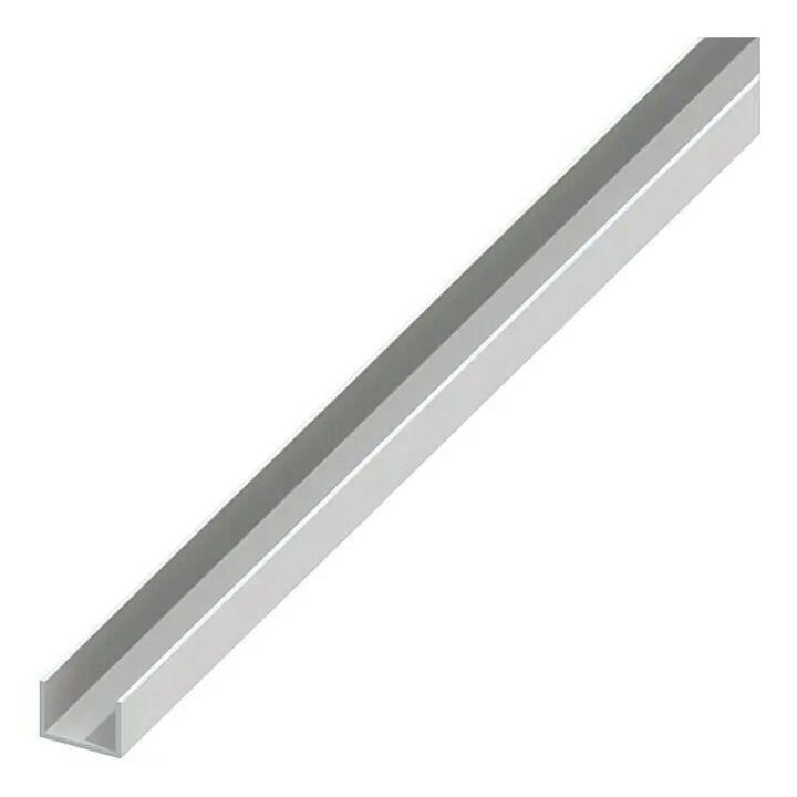 U-profiil plastikust 12 x 10 x 1000 mm, valge