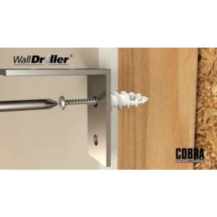 Kipsplaaditüübel Cobra 021T valge 200 tk