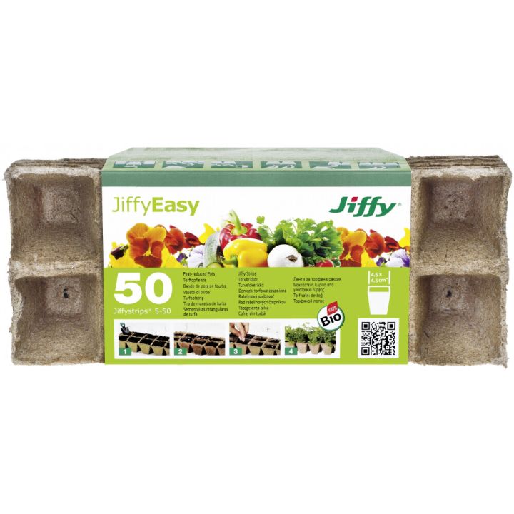 Turbakassetid Jiffystrips-5 4,5 x 4,5cm 10 auguga 5tk/pakis