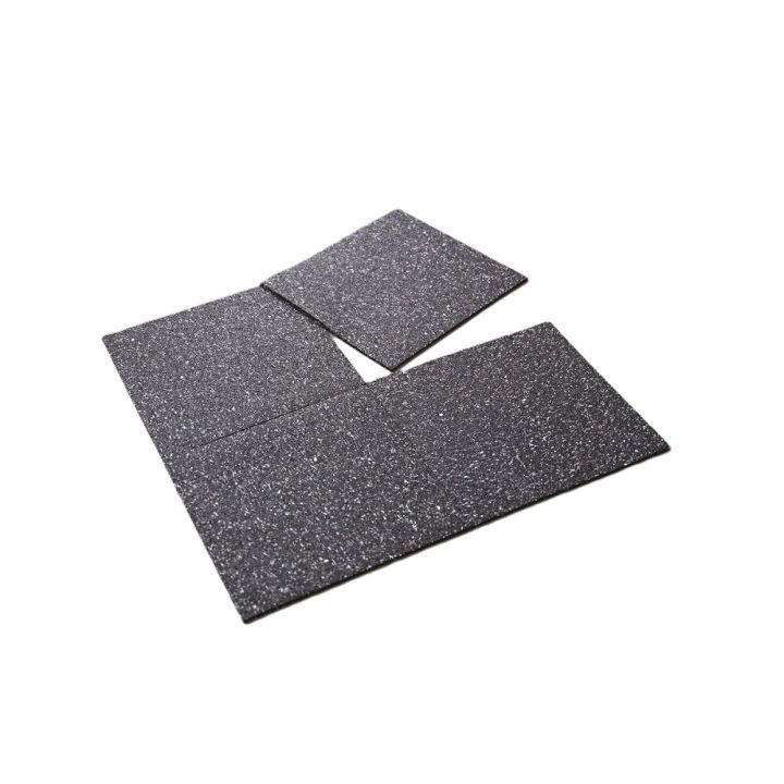 Kummimatt Gummi must 60 x 60 cm