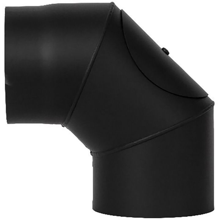 Suitsutoru põlv Aduro Ø150 mm 45° puhastusluugiga