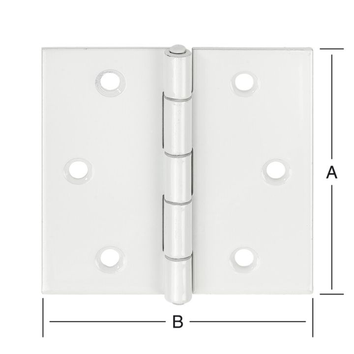 Hing 70 x 70 mm valge