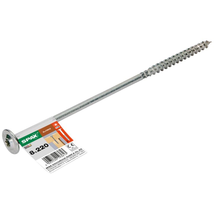 Konstruktsioonikruvi Spax HI-Force 8 x 220 mm