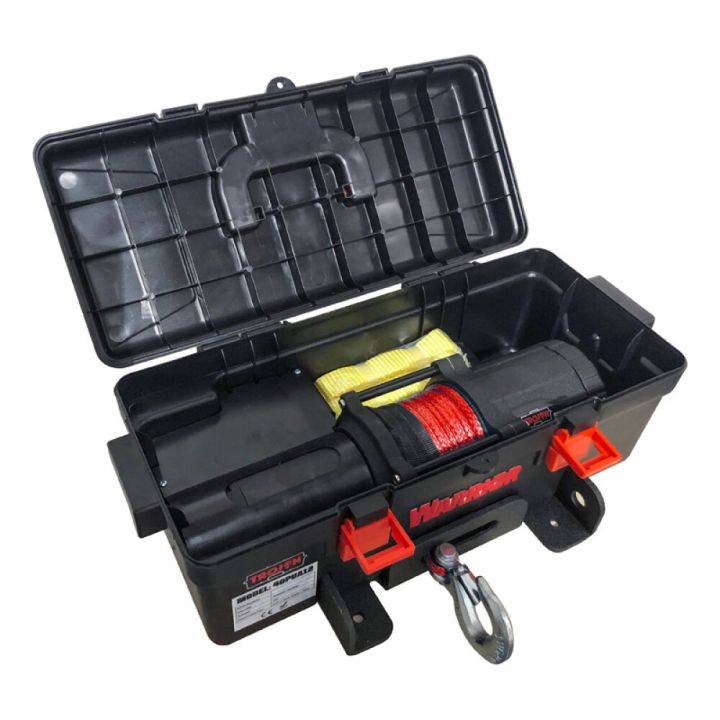 Kaasaskantav vints Warrior Trojan 4000 sünteetilise köiega