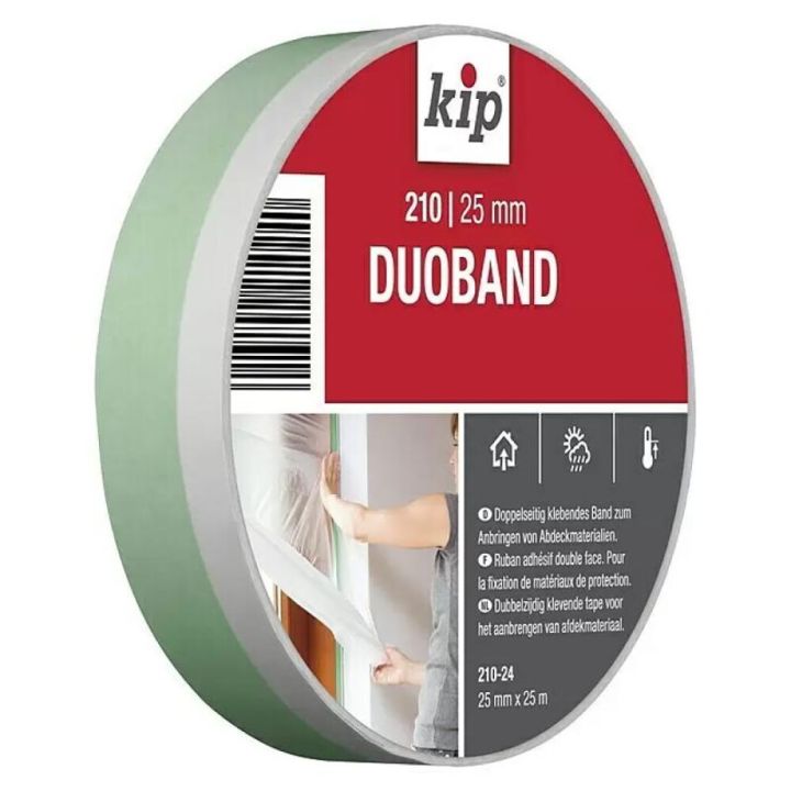 Kahepoolne teip KIP 25 mm x 25 m