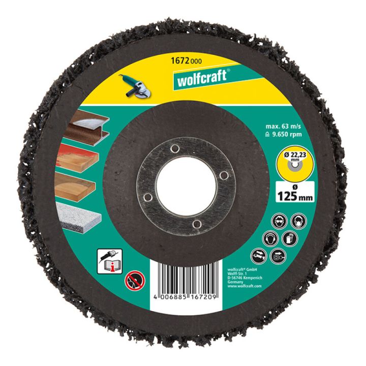 Puhastusketas nurklihvijale Wolfcraft