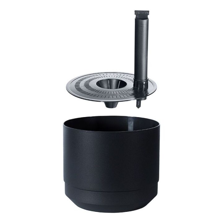 Lillepott Pauliina Ø 25 cm, must