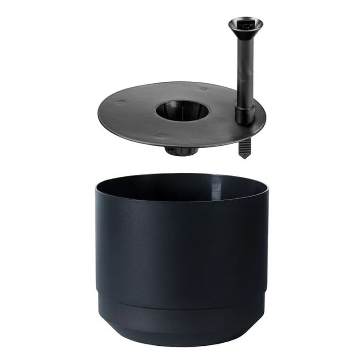 Lillepott Orthex Pauliina Ø 20 cm, must