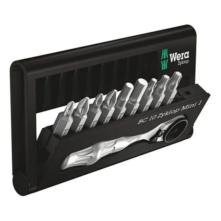 Tarvikute komplekt Wera Zyklop mini 10 tk
