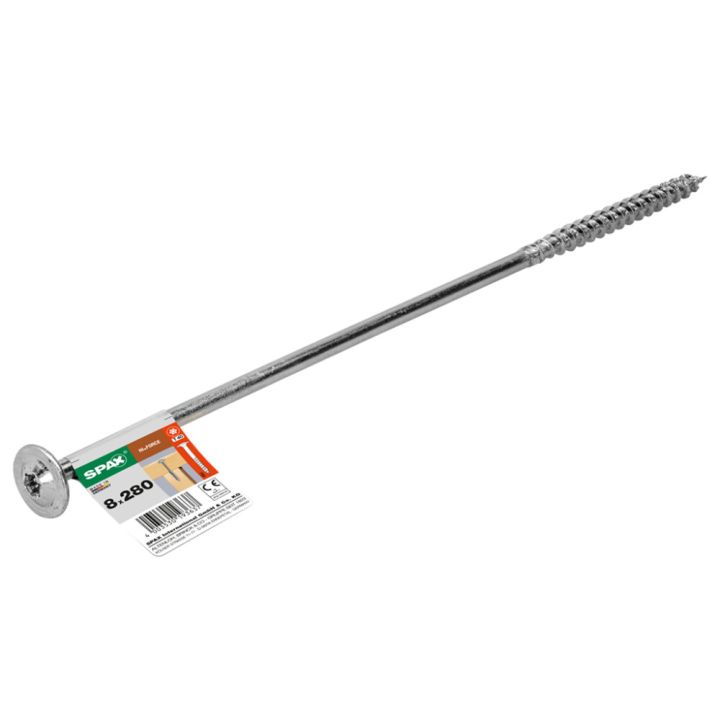Puidukruvi Spax HI.FORCE TRX WIROX 8 x 280 mm