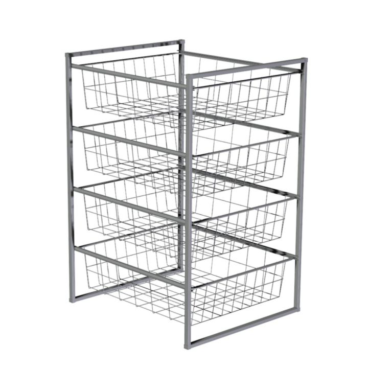 Korvriiul Regalux 435 x 500 x 720 mm hõbehall