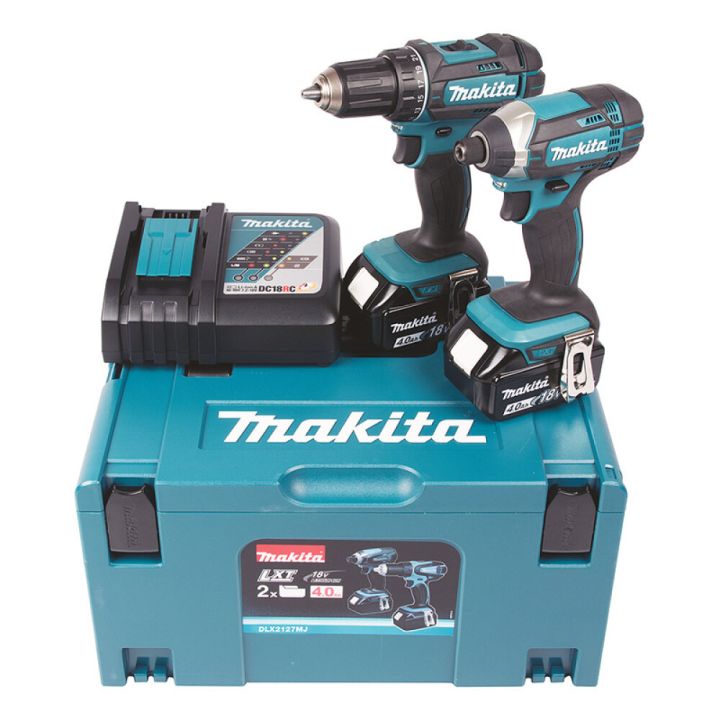 Akutööriistade komplekt Makita Combokit DLX2127MJ 18 V + 2 x 4,0 Ah