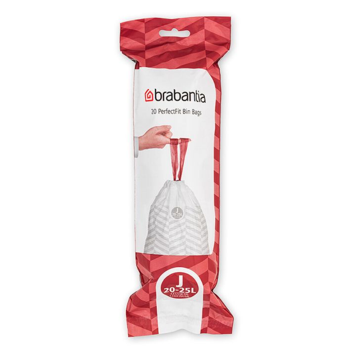 Prügikotid Perfect Fit biolagunev J 20-25 l, valge
