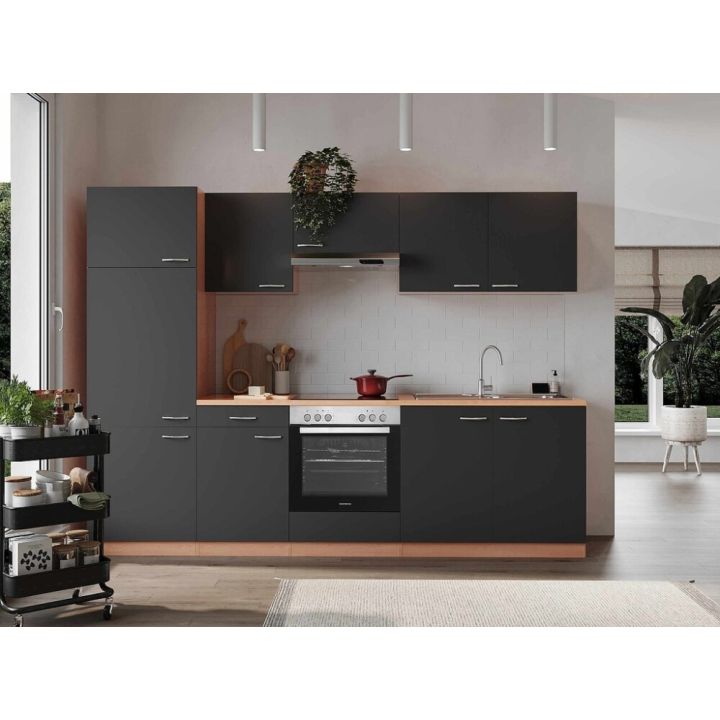 Köögikomplekt Respekta Gerda 2,7 m, hall/pöök