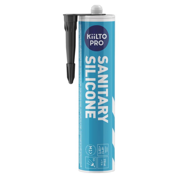 Sanitaarsilikoon Kiilto Pro 31 Graphite Black