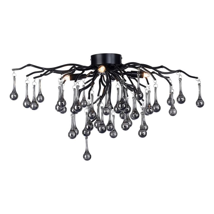 Laevalgusti Paul Neuhausi Icicle Ø 60 cm must