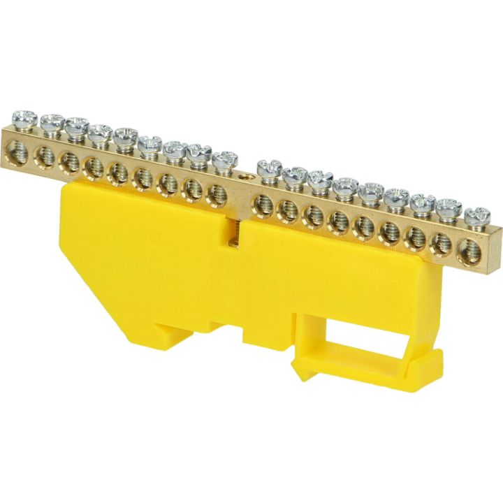 Maanduslatt DIN-liistule Orno PE 18 kollane