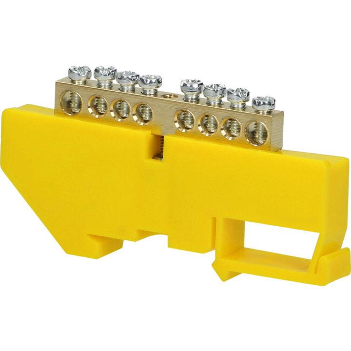 Maanduslatt DIN-liistule Orno PE 8 kollane