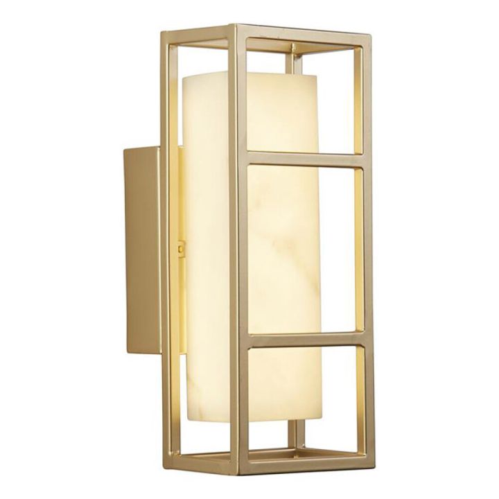 LED-seinavalgusti Searchlight Mirage 4 matt kuldne 25 cm