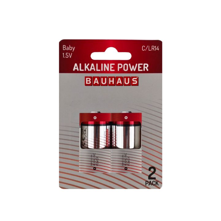 Leelispatarei BAUHAUS Baby C/LR14 2 tk