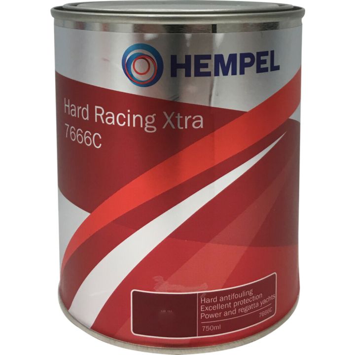 Kattumisvastane värv Hempel Hard Racing Xtra 7666C Dove white 0,75 l