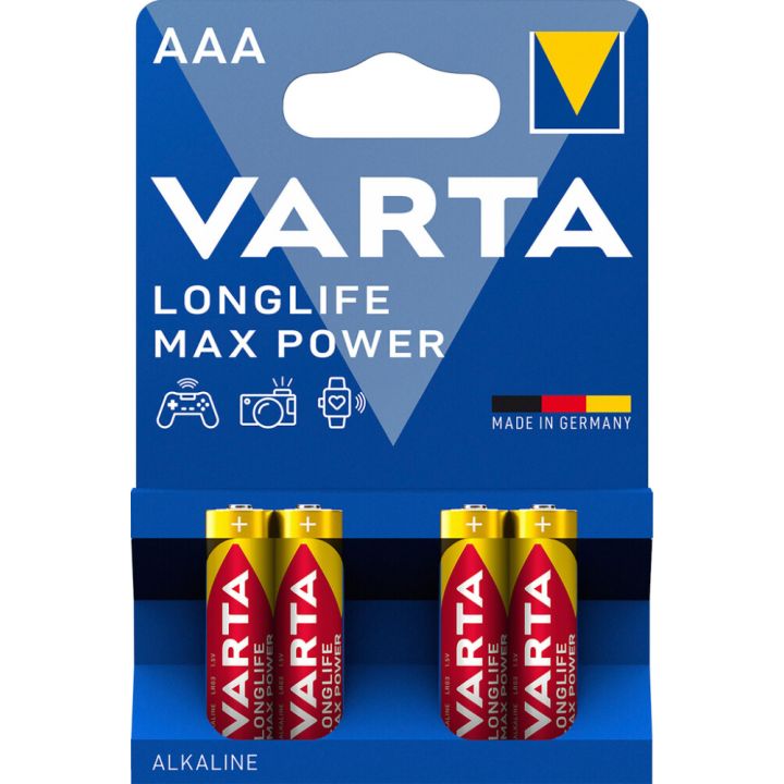 Patareid Varta Max Tech 1,5 V AAA/LR03, 4 tk