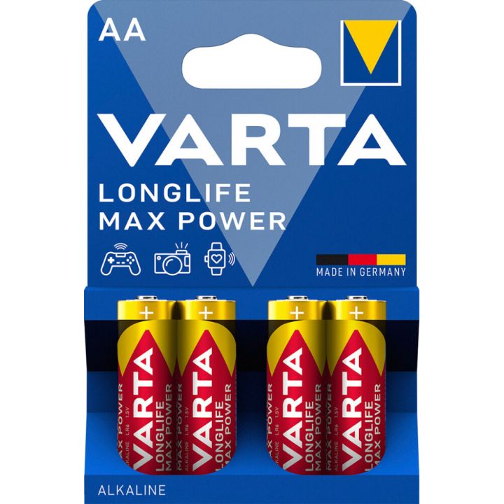 Patareid Varta Max Tech 1,5 V AA/LR6, 4 tk
