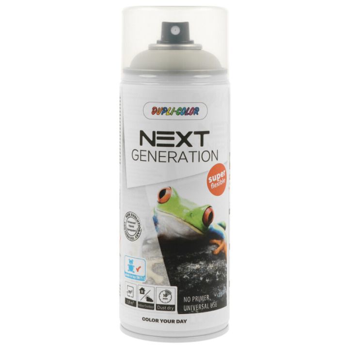 Aerosoolvärv Dupli-Color Next Generation 400 ml pebbles grey satin matt