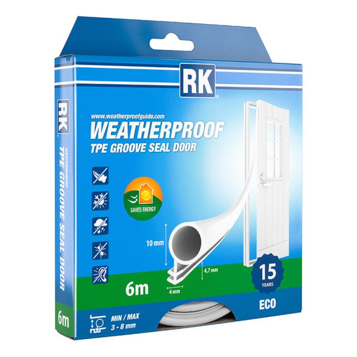 Uksetihend RK 10 mm 6 m valge