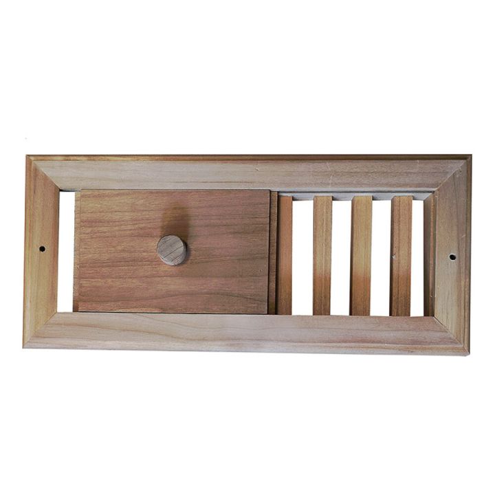 Ventilatsiooniluuk Saunia termotöödeldud haab