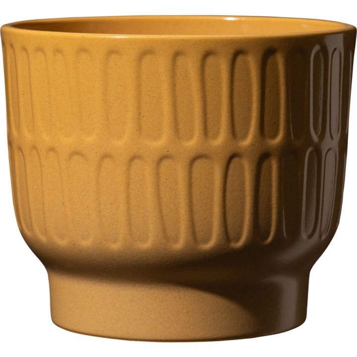 Ümbrispott Cusco 16 cm, kollakasoranz