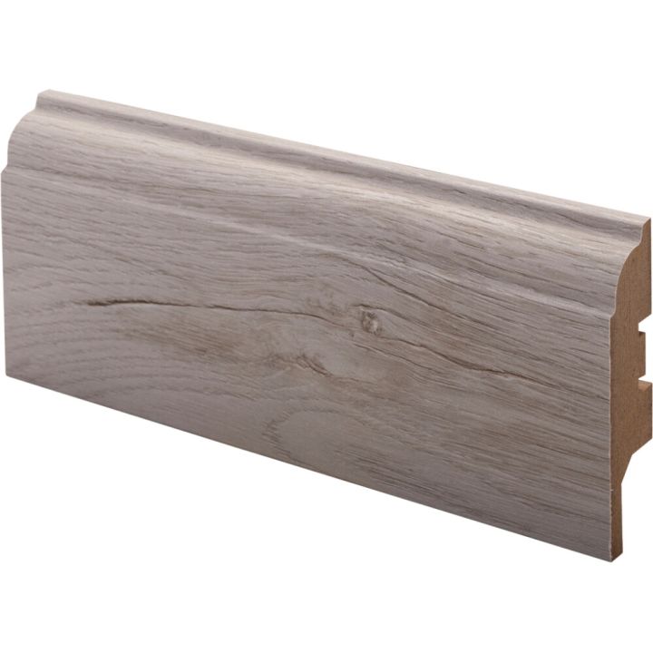 Põrandaliist MDF Tunne tuhk 16 x 65 x 2750 mm
