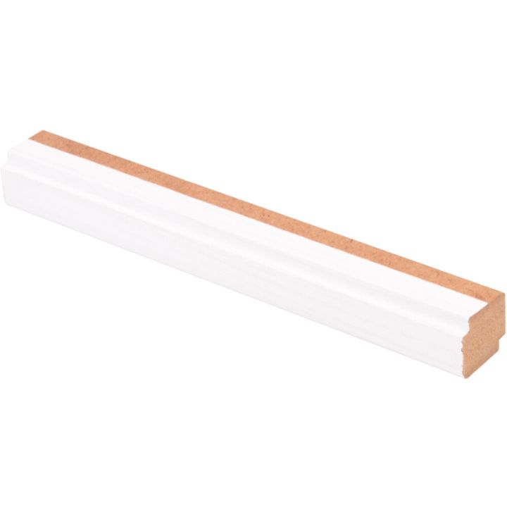 Varjuliist Maler MDF valge 16 x 19 x 2750 mm