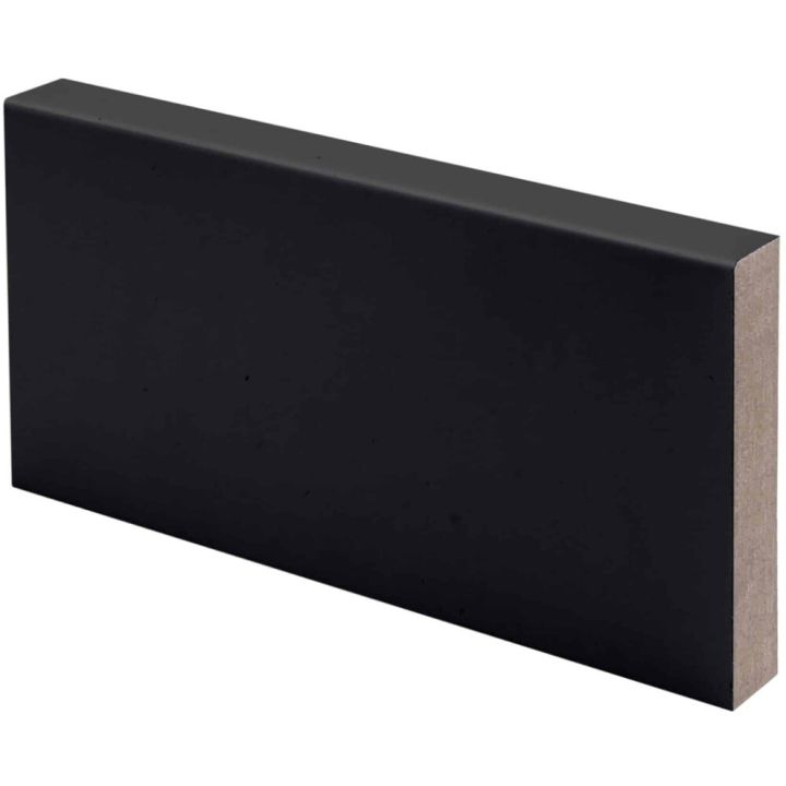 Katteliist Maler MDF mel must 12 x 70 x 2400 mm