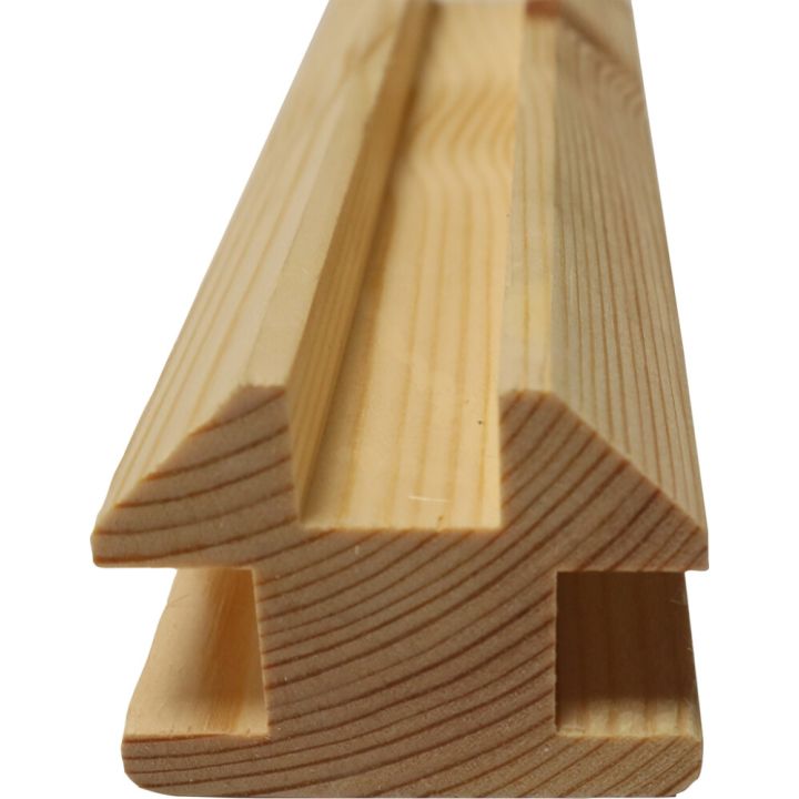 Riiuliühendus LamBoard mänd 45 x 57 x 1000 mm