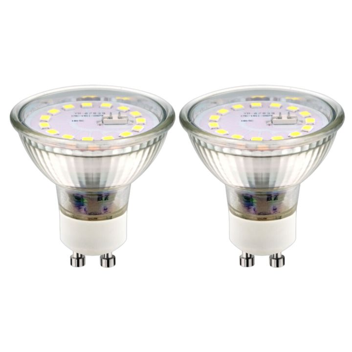 LED-lambid Voltolux GU10, 4 W, 445 lm, külm valge - 2 tk