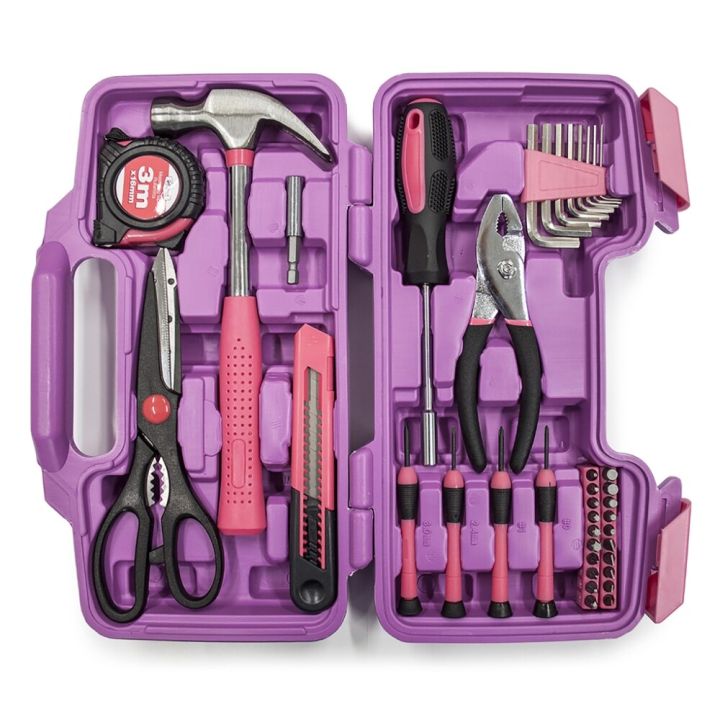 Tööriistakomplekt roosa 39-osaline