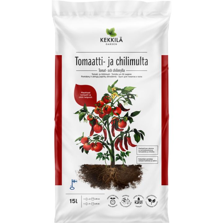 Tomati- ja Tšillimuld Kekkilä 15 l