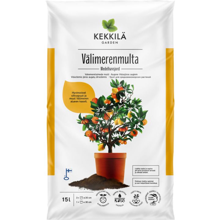 Vahemeretaimede muld Kekkilä 15 l