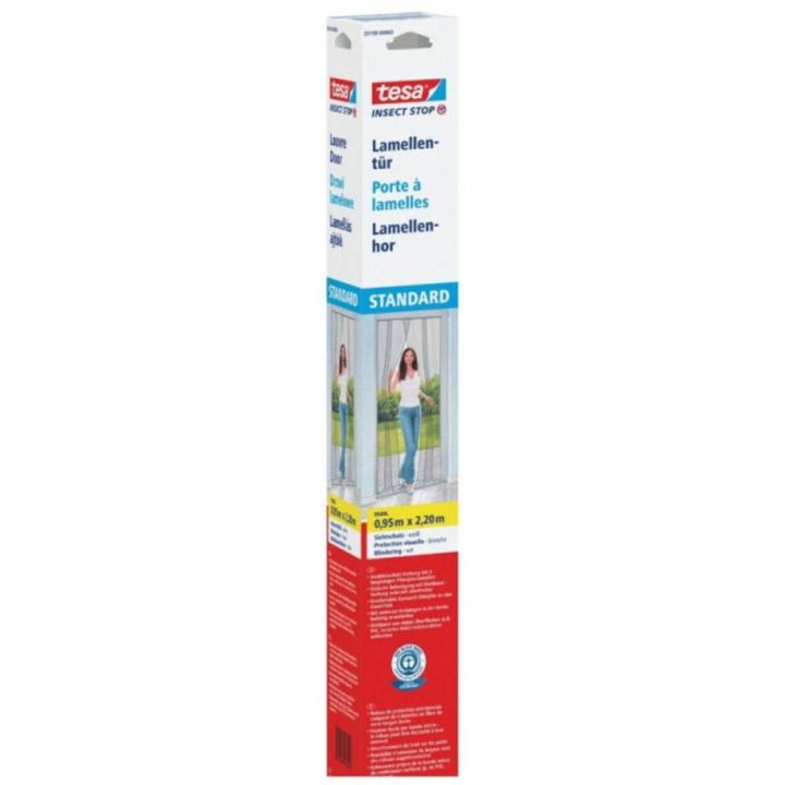 Putukavõrk Lamella Standard uksele valge 0,95 m x 2,20 m
