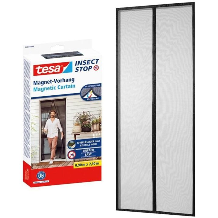 Magnetkardin uksele 0,9 m x 2,1 m, antratsiit