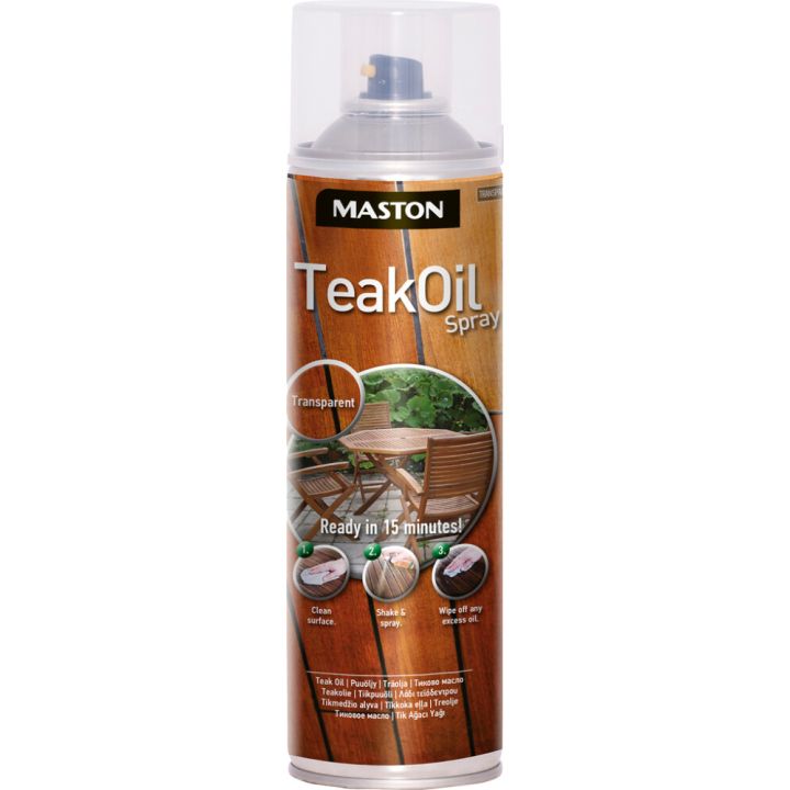 Puiduõli Maston TeakOil Spray 500 ml Värvitu