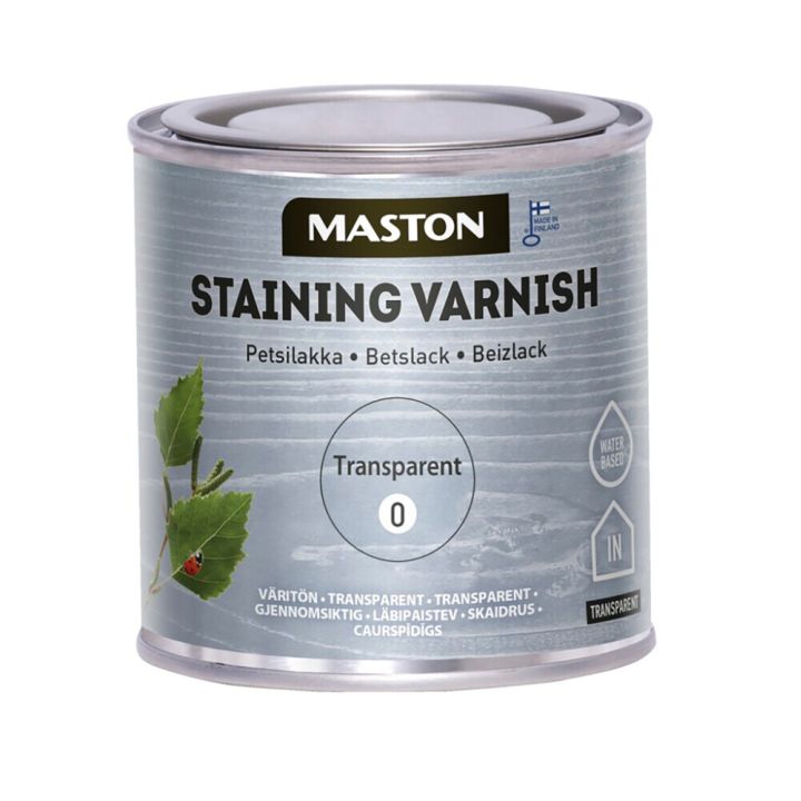 Peitslakk Maston Staining Varnish 250 ml 0 värvitu