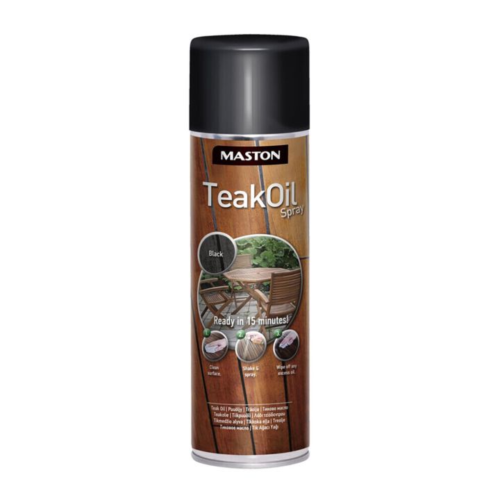 Puiduõli Maston TeakOil Spray 500 ml Must