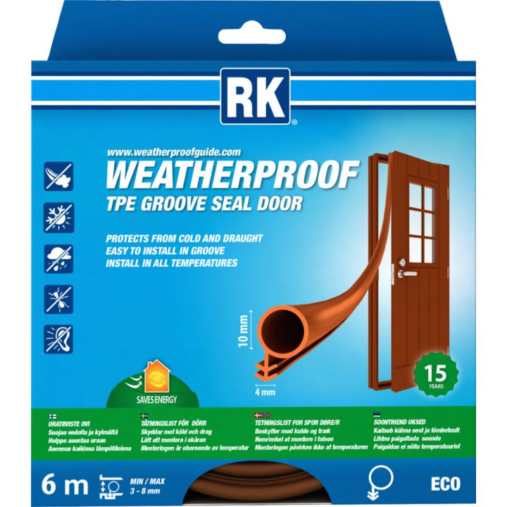 Uksetihend Rk 10 mm 6 m pruun