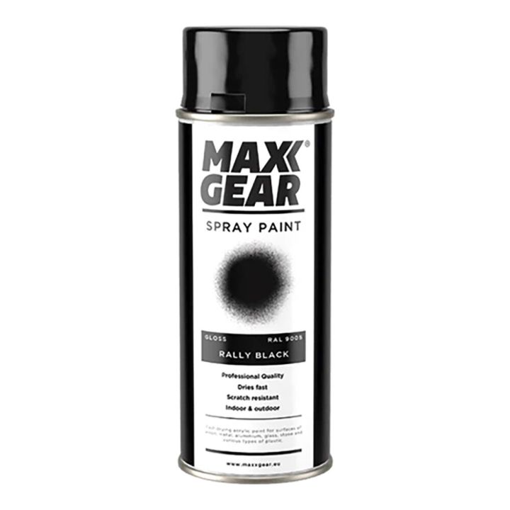 Aerosoolvärv Maxx Gear RAL 9005 läikiv must 400 ml