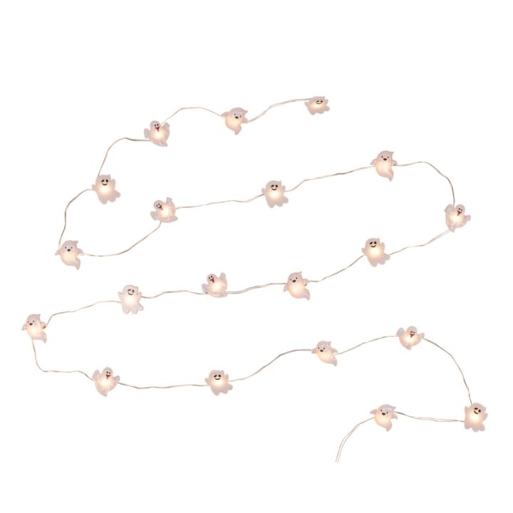 LED-kummitusvalguskett Airam  Huhuu 20-osaline 190cm valge